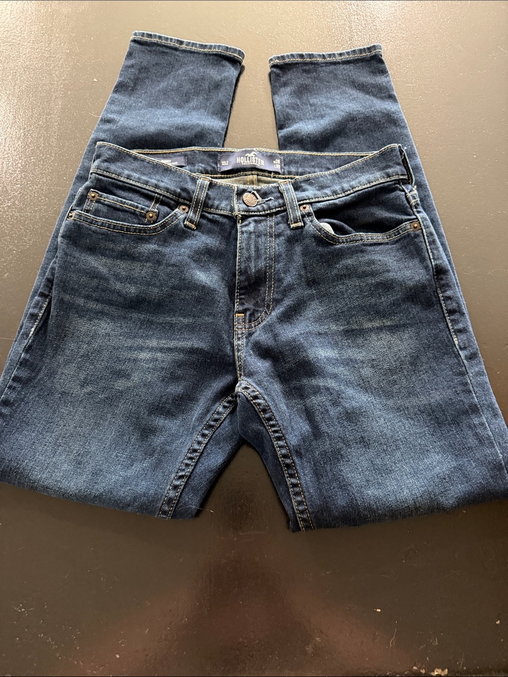 Hollister Men’s Indigo Slim Straight Jeans